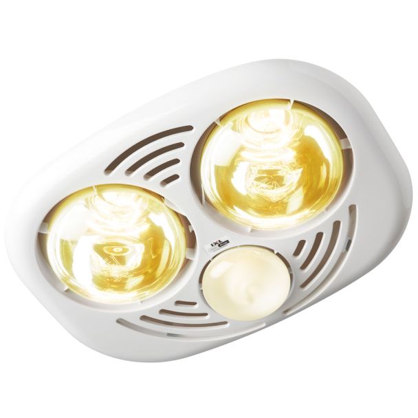 IXL Easy Duct Mirage 3 in 1 Bathroom Tastic 2 x 275W Heat Lamps + Ducted Exhaust [ 11532 ]