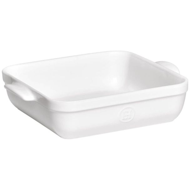 Emile Henry Ceramic Square Baking Dish 28 x 23cm in Farine / White Flour [ 119540 ]