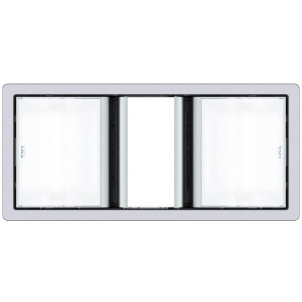 IXL Luminate Premium Dual 3 in 1 Tastic with LED & Exhaust Fan in Silver [ 32412 ]