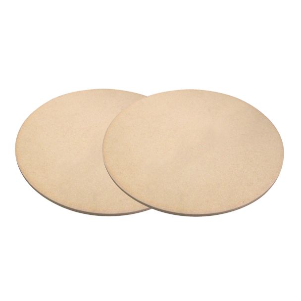Gasmate Odyssey 32cm Pizza Stone Perfect for BBQ's - 2 Pack [ BA2016x2 ]