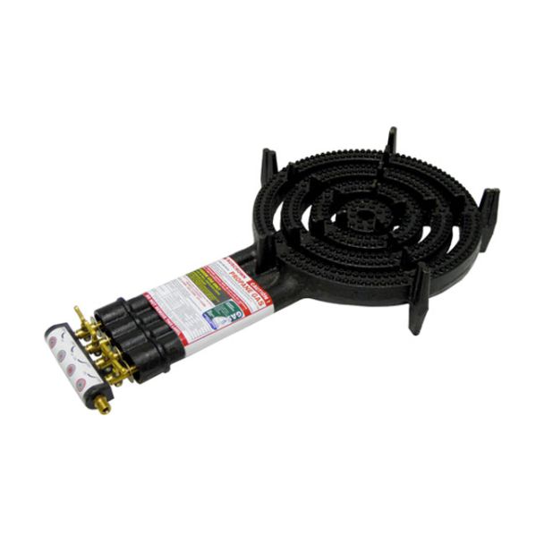 Auscrown Quad Ring LPG Gas Burner with Hose & Regulator [ C50LPR ]