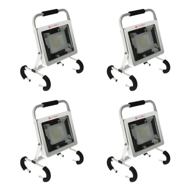 Grizzly Commercial Corded Work Light Pack 2 x 60W 2 x 30W [ GRIZZPK01 ]