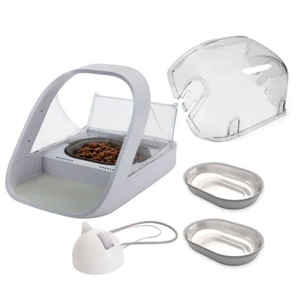 Sure PetCare SureFeed Microchip Pet Feeder Connect + HUB, Rear Cover & 2 Metal Bowls [ IMPFWT ]