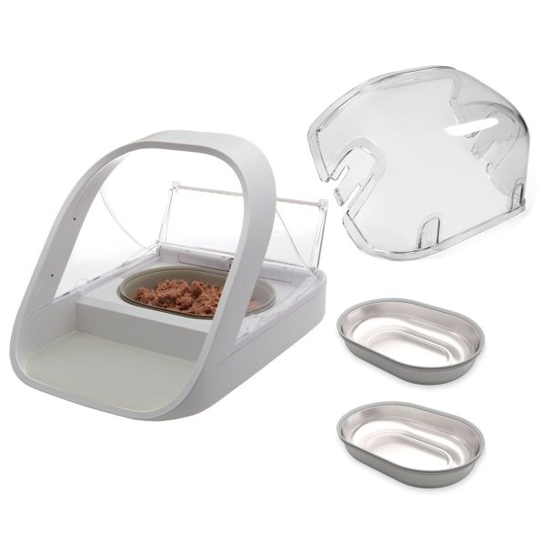 Sure PetCare SureFeed Microchip Pet Feeder + Rear Cover & 2 Metal Bowls [ MPF001 ]