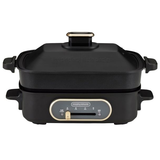 Morphy Richards Multifunction Cooking Pot 2.5L in Soft Gold / Black [ MRSGMP25B ]