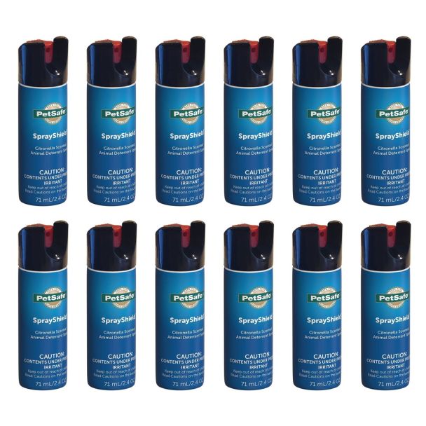 PetSafe SprayShield Citronella Animal Deterrent Spray Pack of 12 [ PTA00-14718x12 ]