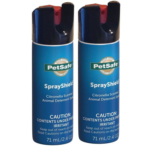 PetSafe SprayShield Citronella Animal Deterrent Spray Pack of 2 [ PTA00-14718x2 ]