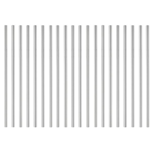 RSVP Endurance Stainless Steel Frozen Drink Sustainable Drink Straws 20 Pack [ RVSIPLGx5 ]