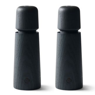Crushgrind Stockholm 17cm Salt Pepper or Spice Grinder in Dark Blue Colour - 2 Pack [ 070284-0094x2 ]