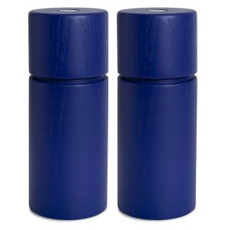 Crushgrind Bergen 12cm Salt Pepper or Spice Grinder in Indigo Blue Colour - 2 Pack [ 070375-0094x2 ]