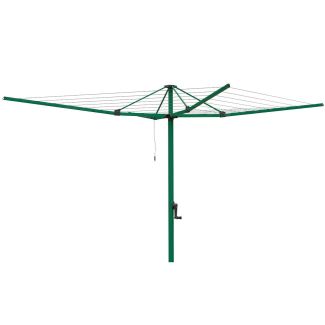 Hills Everyday 6 Line Rotary Clothesline in Norfolk Pine Colour 37m Line Space [ 100566 ]