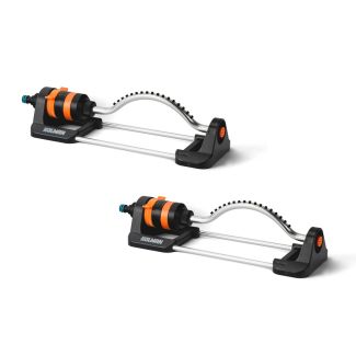 Holman 17 Nozzle Oscillating Sprinkler for Large Lawns - Pack of 2 [ 2884Hx2 ]
