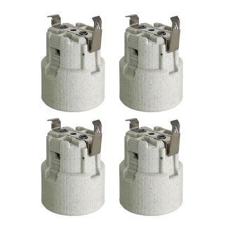 IXL Replacement Ceramic Tastic Lamp Holder 240V 5KV T270 Pack of 4 [ 624651x4 ]