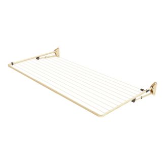 Hills Folding Frame 2.4m Wide Single Clothesline in Classic Cream [ 80159886 ]