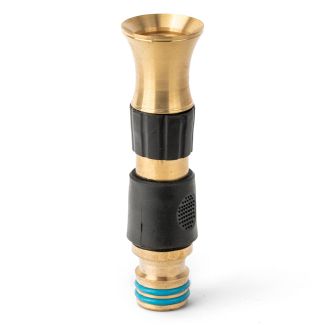 Holman 18mm Brass Hi-Flow Adjustable Twist Spray Hose Nozzle [ 8522H ]