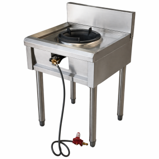 Auscrown 55MJ/hr High Pressure 100kPa LPG Stainless Steel Wok Station [ BB79 ]