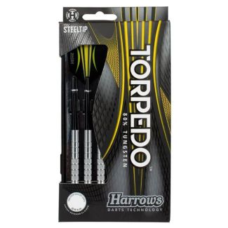 Harrows Torpedo 80% Tungsten 22g Steel Tip Darts [ BD61722 ]