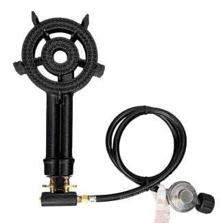 Auscrown Dual Ring LPG Turbo Gas Burner with Hose & Regulator [ C30LP69 ]