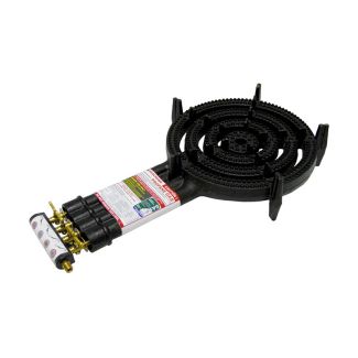 Auscrown Quad Ring LPG Gas Burner with Hose & Regulator [ C50LPR ]