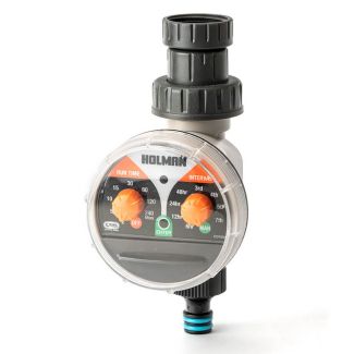 Holman 2 Dial Battery Garden Tap Watering Timer with Interval Program [ CO1601 ]