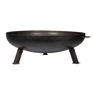 Glow Pittsburgh Fire Pit 103cm Heavy Duty Steel Outdoor Fire Bowl with Legs [ GLOW2602 ]