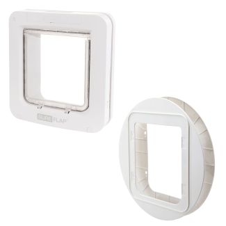 SureFlap Microchip Connect Electronic Pet Door for Cats & Small Dogs + Glass Mount [ IMPDWTGMA ]
