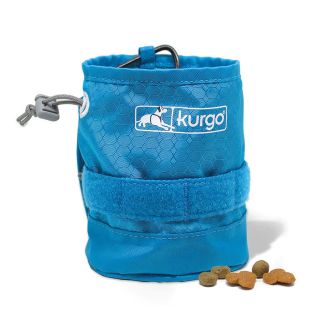 Kurgo RSG Dog Treat Bag with Carabiner in Blue [ K01970 ]