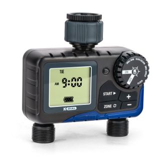 K-Rain K Dial Dual Outlet Digital Tap Timer with 7 Day Watering Schedule [ KR5002 ]