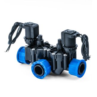 K-Rain Modular Solenoid Valve 25mm Dual Outlet with Adjustable Flow Dial [ KR7681 ]