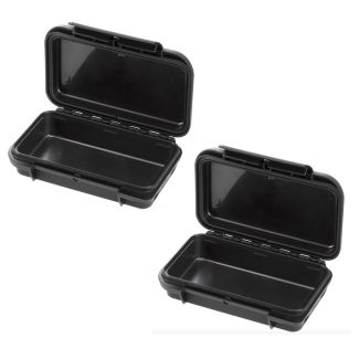Plastica Panaro MAX001 0.53L IP67 Watertight Equipment Hard Case in Black - 2 Pack [ MAX001x2 ]
