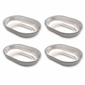 Sure PetCare Surefeed Stainless Steel Metal Pet Bowl Set of 4 [ MBOWL2x2 ]