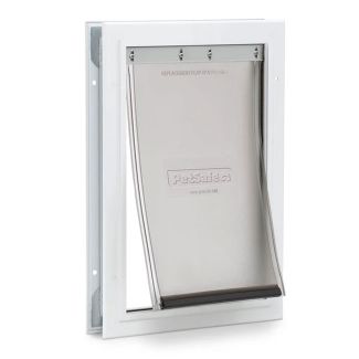 PetSafe Medium Aluminium Cat & Dog Pet Door with Closing Panel [ PPA00-10860 ]