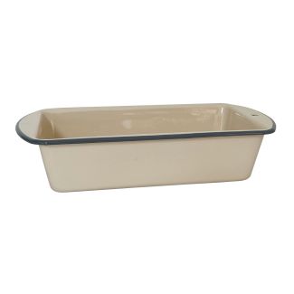 Dishy Enamelware Loaf Pan in Mocha Enamel [ RD4811 ]