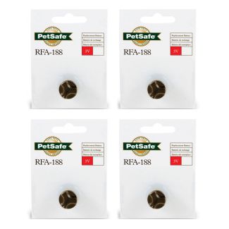 PetSafe RFA-188 3 Volt Litium Replacement Battery - 4 Pack [ RFA-188x4 ]