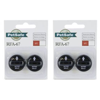 PetSafe RFA-67D-11 6 Volt Litium Replacement Battery 4 Pack [ RFA-67D-11x2 ]