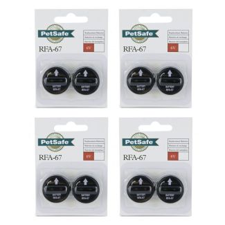 PetSafe RFA-67D-11 6 Volt Litium Replacement Battery 8 Pack [ RFA-67D-11x4 ]