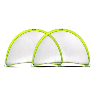 Franklin 6' x 4' Dome Shaped Pop Up Fold Flat Soccer Goals Pair [ SO30144X ]