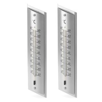 Holman 250mm Aluminium Thermometer Durable Mercury-Free Pack of 2 [ TZL181x2 ]