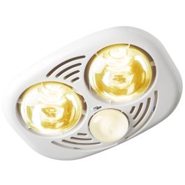 IXL Easy Duct Mirage 3 in 1 Bathroom Tastic 2 x 275W Heat Lamps