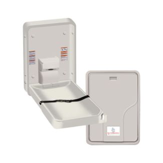 JD MacDonald Vertical Surface Mounted Plastic Baby Change Station [ 10-9015 ]