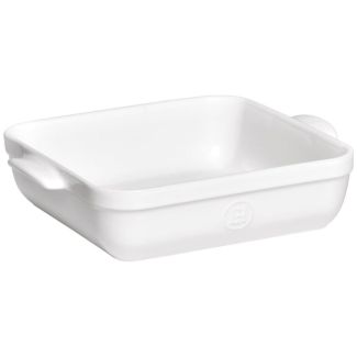 Emile Henry Ceramic Square Baking Dish 28 x 23cm in Farine / White Flour [ 119540 ]