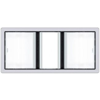 IXL Luminate Premium Dual 3 in 1 Tastic with LED & Exhaust Fan in Silver [ 32412 ]
