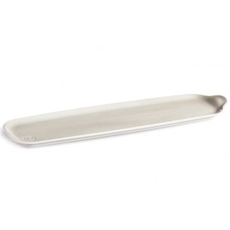 Emile Henry Ceramic Appetizer Platter Long 42 x 11.3cm in Cork / Beige [ 885003 ]