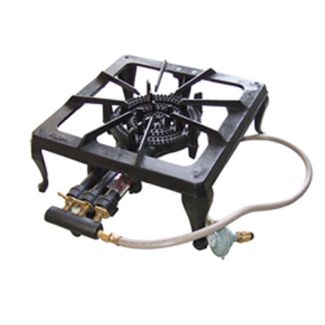 Auscrown Triple Ring LPG Gas Burner with Frame, Hose & Regulator [ FF40C40LPR ]