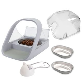 Sure PetCare SureFeed Microchip Pet Feeder Connect + HUB, Rear Cover & 2 Metal Bowls [ IMPFWT ]
