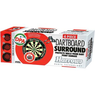 Harrows 4 Piece Dartboard Surround for Wall Protection in Red [ JE22 ]