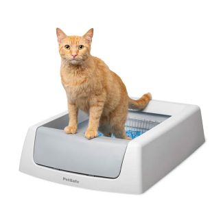 PetSafe ScoopFree Crystal Classic Self-Cleaning Litter Box Cat Toilet [ PAL10-18122 ]