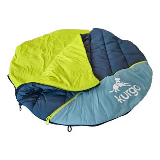 Kurgo Pup Sack 76cm Dog Sleeping Bag in Blue/Yellow [ POG30-17659 ]