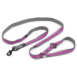 Kurgo Quantum 6-in-1 Dog Leash Version 2.0 in Violet [ POG30-17747 ]