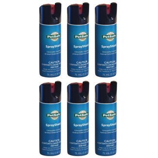 PetSafe SprayShield Citronella Animal Deterrent Spray Pack of 6 [ PTA00-14718x6 ]